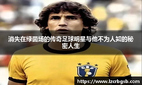 消失在绿茵场的传奇足球明星与他不为人知的秘密人生